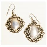 Vintage Sterling Silver Earrings 14.2g