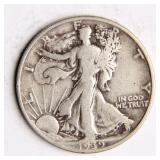 1939 Walking Liberty Half-Dollar Silver Coin