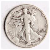 1942 Walking Liberty Half-Dollar Silver Coin