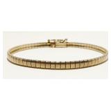 Italian Sterling Silver Bracelet 7" 9.6g