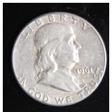 1961 Franklin Half-Dollar Silver Coin