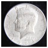 1964 Kennedy Half-Dollar Silver Coin
