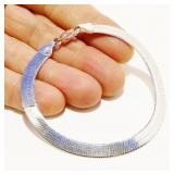 "OTC" Italy Herringbone Bracelet 7" 5.8g