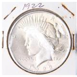 1922 Peace Dollar Silver Coin