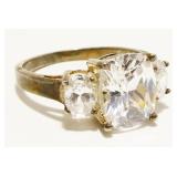 Avon Sterling Silver Gemstone Ring Sz 9 4.3g