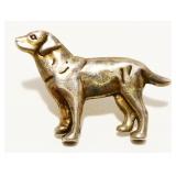 H&H Labrador 925 Silver Brooch (No Pin Back) 4.9g
