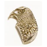 Small Lang Sterling Silver Eagle Head Pendant 3.3g