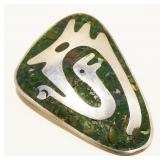 Taxco Mexico Sterling Silver Snake Brooch 9.2g