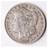 1885 Morgan Silver Dollar Coin