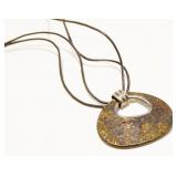 Silpada Stone & Cord Necklace