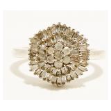 "GP" Sterling Silver Gemstone Ring Sz 6 3.3g