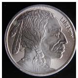 One OzT .999 Silver Bullion Round New