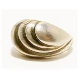 Vintage Cellini Sterling Silver Ring Sz 5.5 4.5g