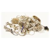 Sterling Silver Jewelry Scrap or Re-Purpose 91.5g