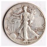1942 Walking Liberty Half-Dollar Silver Coin