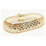 Itaor Italy Sterling Silver Bracelet 7" 14.2g