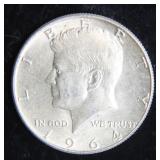 1964 Kennedy Half-Dollar Silver Coin