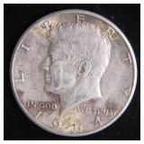 1964 Kennedy Half-Dollar Silver Coin