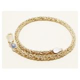 Italian Sterling Silver Bracelet 7" 4.4g