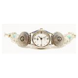 Silver Moon Sterling Silver & Bead Watch, Works