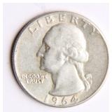 1964 Washington Silver Quarter