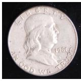 1961 Franklin Half-Dollar Silver Coin