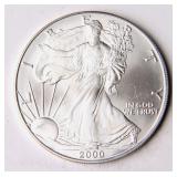 2000 American Eagle Silver Dollar Coin