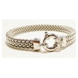Modern Sterling Silver Bracelet 7.5" 25.2g
