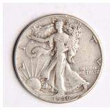 1946 Walking Liberty Half-Dollar Silver Coin