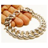 Chunky Milor 925 Silver Cuban Bracelet 8.5" 42.5g