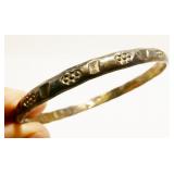 Mexican Sterling Silver Bangle Bracelet 19.4g