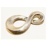 Sterling Silver Infinity Pendant 2.7g