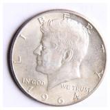 1964 Kennedy Half-Dollar Silver Coin