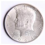 1964-D Kennedy Half-Dollar Silver Coin