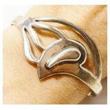 Eclectic Mexican 925 Silver Cuff Bracelet 22.6g