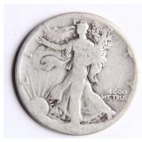 19XX Walking Liberty Half-Dollar Silver Coin