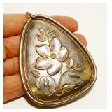 LG Vintage Double-Sided 925 Silver Pendant 25.9g