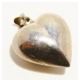 Sterling Silver Heart Pendant 2.3g