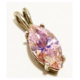 Sterling Silver Gemstone Pendant 2.9g