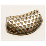 Modernist Sterling Silver Slide Pendant 8.5g