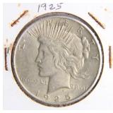 1925 Peace Dollar Silver Coin
