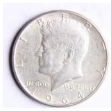 1964 Kennedy Half-Dollar Silver Coin