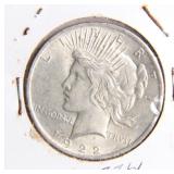 1922 Peace Dollar Silver Coin