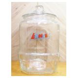 Vtg Lance Cookie Cracker Jar (Lid is Not Original)