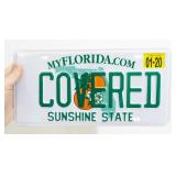 Florida License Plate "COVERED"