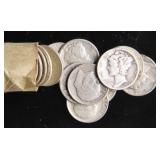 Roll of 50 Silver Dimes