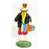 10" Metal Beach Frog