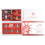 2004 US Mint Silver Proof Set