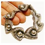 Vtg Danecraft Sterling Silver Bracelet 7.25" 29.7g