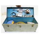 Large Metal Toolbox with Contents